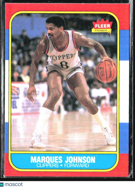 1986-87 Fleer - Marques Johnson #54