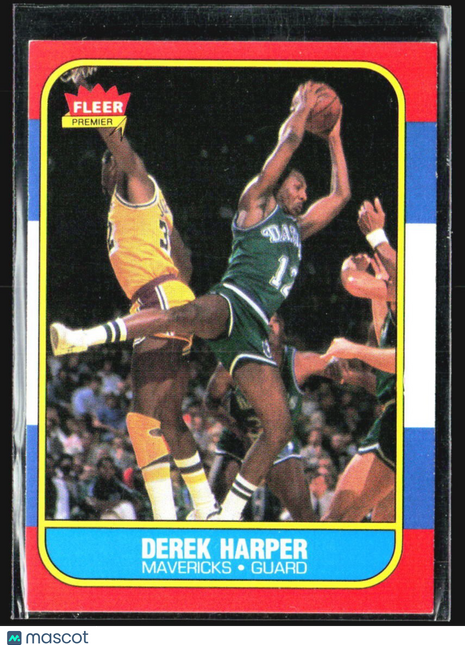 1986-87 Fleer - Derek Harper #44