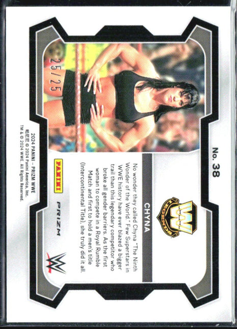 2024 Panini WWE Prizm Chyna Mojo /25 #38