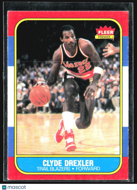 1986-87 Fleer - Clyde Drexler #26