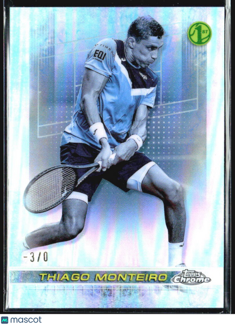 2024 Topps Chrome Tennis Thiago Monteiro Frozenfractor -3/0 #36
