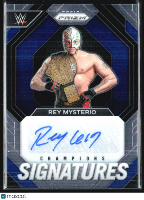 2024 Panini WWE Prizm Rey Mysterio Champions Signatures Auto