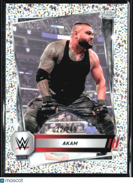 2025 Topps Chrome WWE Akam Sparkle /249 #31