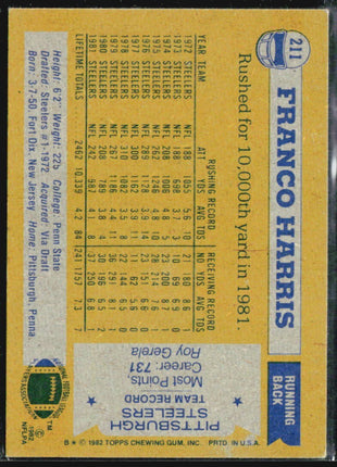 1982 Topps - Franco Harris #211