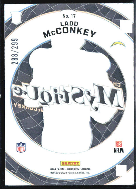2024 Panini Illusions Ladd McConkey Mystique Rc /299 #17