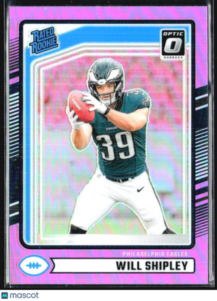 2024 PANINI DONRUSS Optic Preview Pink Prizm #312 WILL SHIPLEY