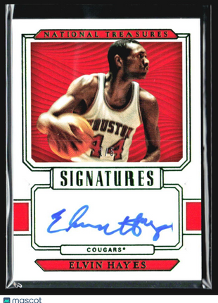 2019 National Treasures Elvin Hayes Green Signatures Auto /5 #SS-47