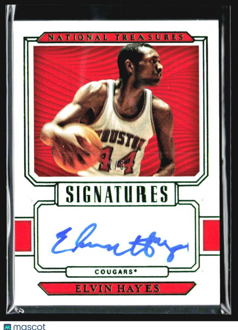 2019 National Treasures Elvin Hayes Green Signatures Auto /5 #SS-47