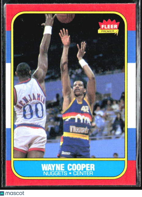 1986-87 Fleer - Wayne Cooper #18
