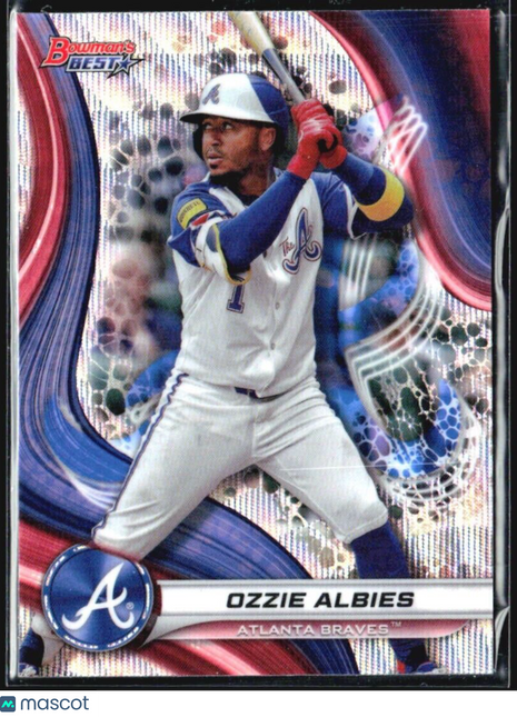 2024 Bowman Best Ozzie Albies Silver Wave #7