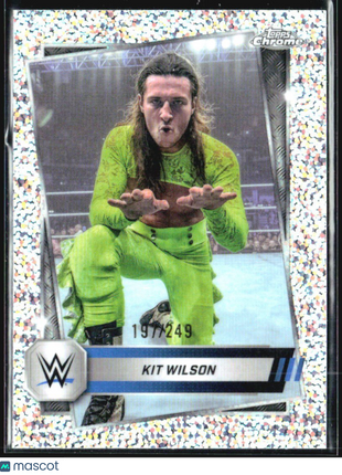 2025 Topps Chrome WWE Kit Wilson Sparkle /249 #102