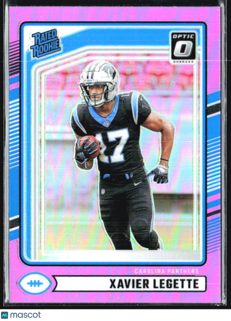 2024 PANINI DONRUSS Optic Preview Pink Prizm #323 XAVIER LEGETTE