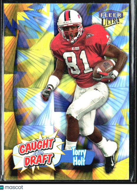 1999 Fleer Ultra Torry Holt Caught in the Draft Rc #5