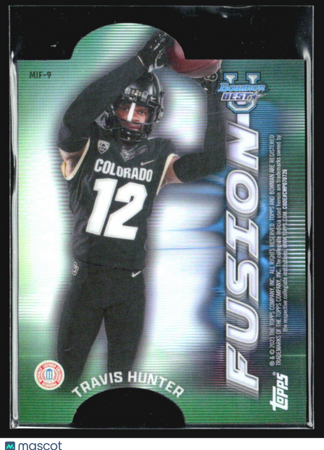 2023 Bowman U Best Fusion Sheddeur Sanders Travis Hunter Rc #MIF-9