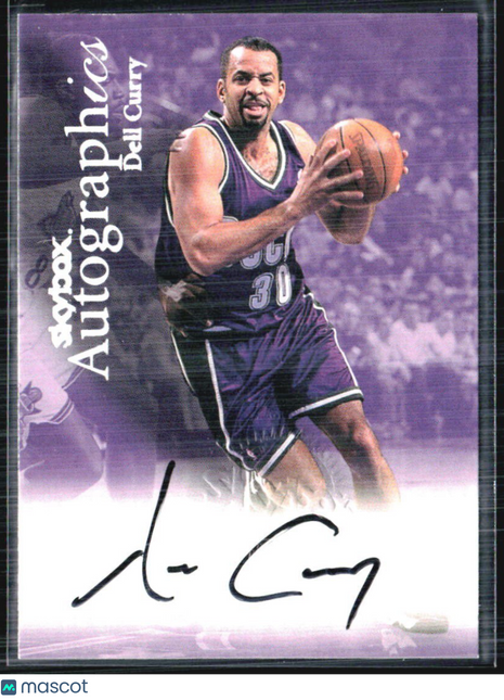 1999 Skybox Autographics Dell Curry Auto