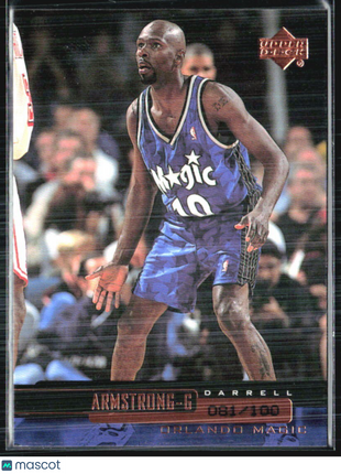 1999-00 Upper Deck Exclusives - Darrell Armstrong #84 /100
