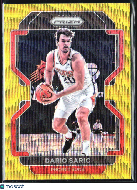 2021-22 Panini Prizm - Dario Saric #66 Gold Wave Prizm /10