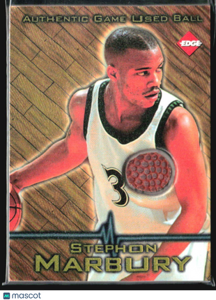 1997 Collectors Edge Stephon Marbury Game Ball