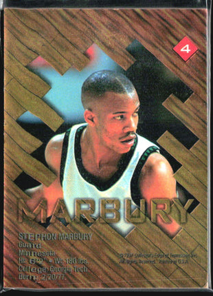 1997 Collectors Edge Stephon Marbury Game Ball
