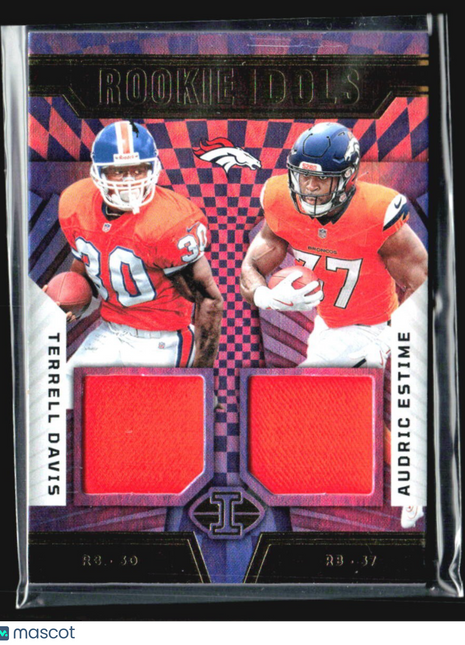 2024 Panini Illusions Rookie Idol Dual Jersey Terrell Davis Audric Estime #RI-DE