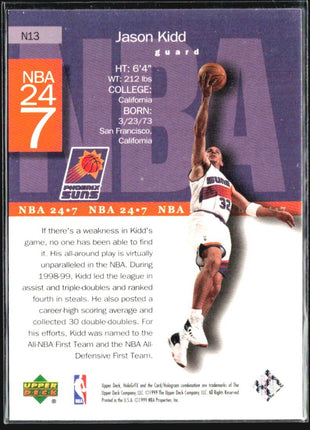 1999-00 Upper Deck HoloGrFX - Nba 24-7 Jason Kidd #N13