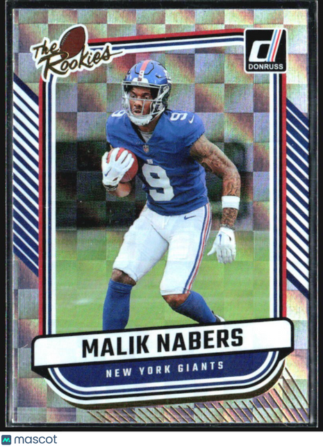2024 Panini Donruss - The Rookies Malik Nabers #TR-34 (RC)