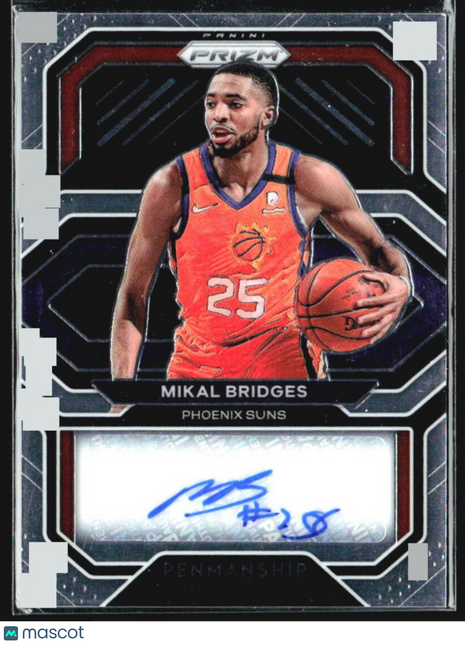 2020-21 Panini Prizm - Mikal Bridges #PE-MKL Penmanship Auto