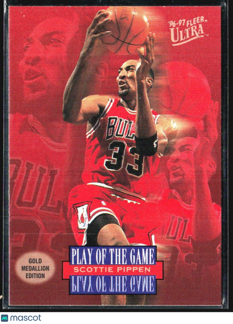 1996-97 Fleer Ultra - Play of the Game Scottie Pippen #297