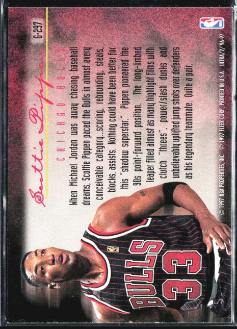 1996-97 Fleer Ultra - Play of the Game Scottie Pippen #297