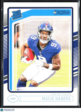 2024 Panini Donruss - Rated Rookie Malik Nabers #383 (RC)