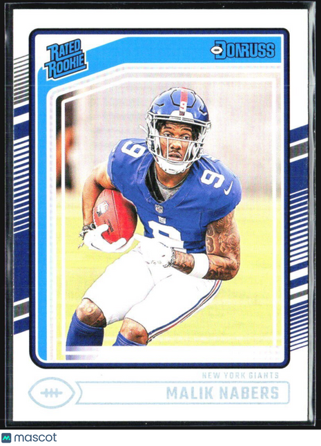 2024 Panini Donruss - Rated Rookie Malik Nabers #383 (RC)