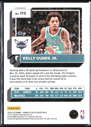 2022-23 Panini Donruss Optic - Kelly Oubre Jr. #173 Gold Wave Prizm /10