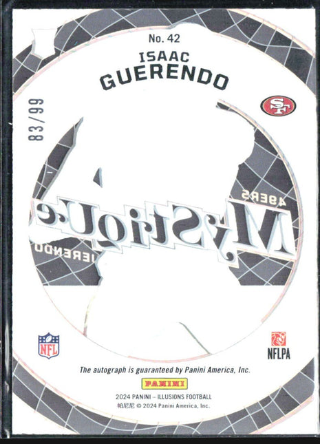 2024 Panini Illusions - Mystique Isaac Guerendo #42 /99 (RC) Auto