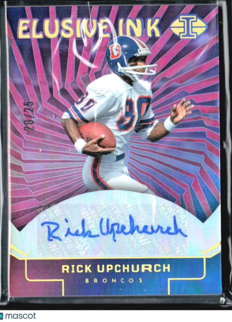 2024 Panini Illusions Elusive ink Auto Rick Upchurch #EI-RIC /25
