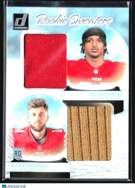 2024 Panini Donruss Rc Sweaters Ricky Pearsall jacob Cowing Relic #RHD-SF