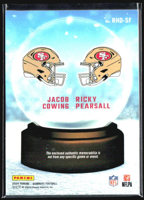 2024 Panini Donruss Rc Sweaters Ricky Pearsall jacob Cowing Relic #RHD-SF