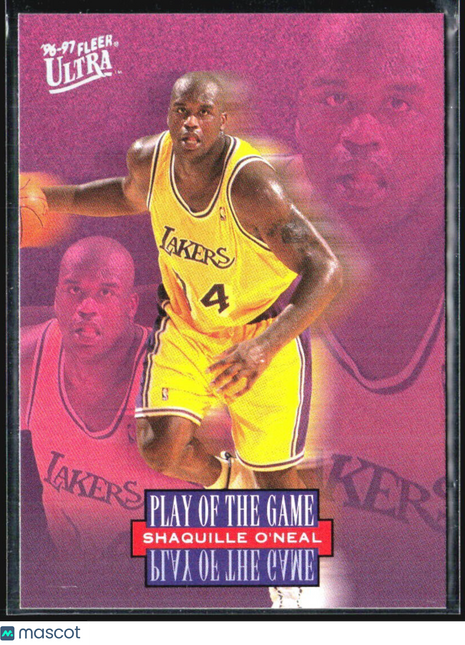 1996-97 Fleer Ultra - Play of the Game Shaquille O'Neal #296