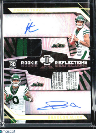 2024 Illusions Rc Reflections Braelon Allen Jordan Travis Tag Patch Auto /25