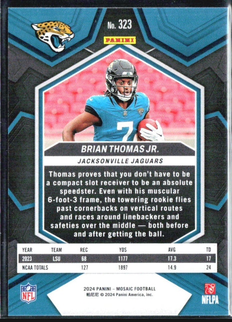 2024 Panini Mosaic - Rookies Brian Thomas Jr. #323 (RC)