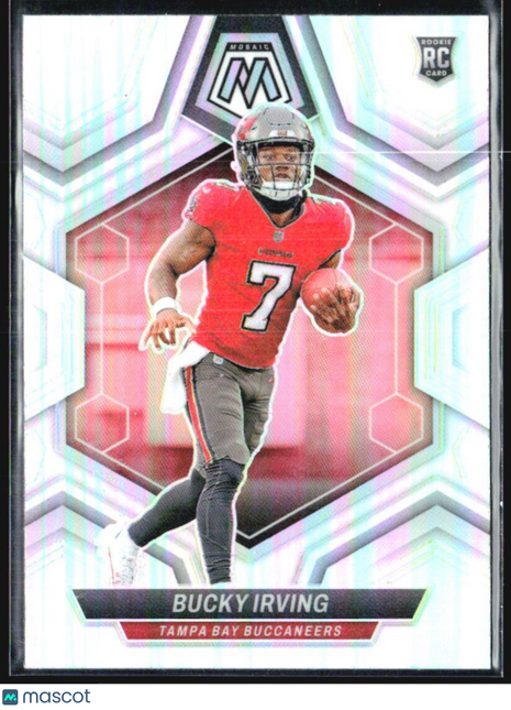 2024 Panini Mosaic - Rookies Bucky Irving #385 Silver Prizm (RC)