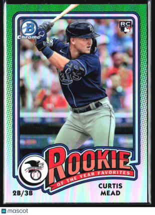 2024 Bowman - Rookie of the Year Favorites Curtis Mead #ROY-10 (RC)