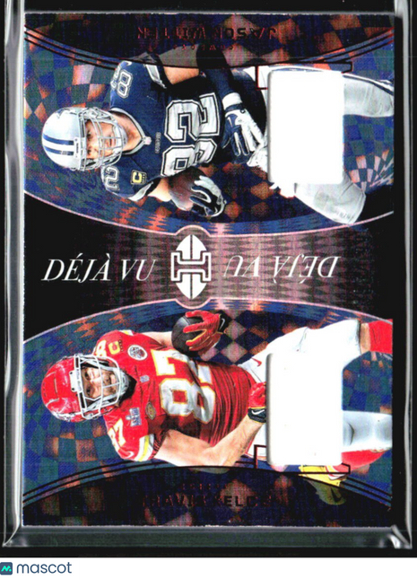 2024 Panini Illusions - Déjà Vu Travis Kelce Jason Witten #DV-TE2 /199 Jersey