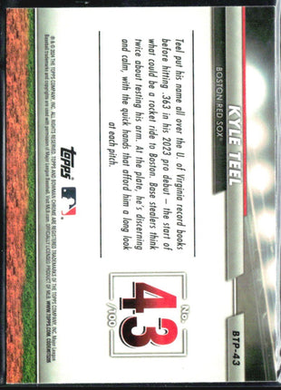 2024 Bowman - Bowman Scouts Top 100 Kyle Teel #BTP-43 (RC)