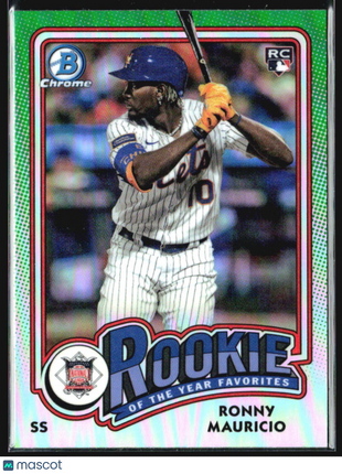 2024 Bowman - Rookie of the Year Favorites Ronny Mauricio #ROY-1 (RC)