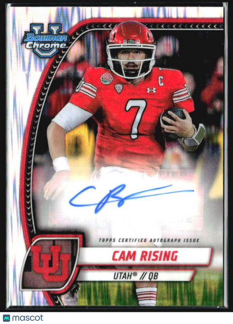 2024 Bowman University Chrome Cam Rising Stealth Auto