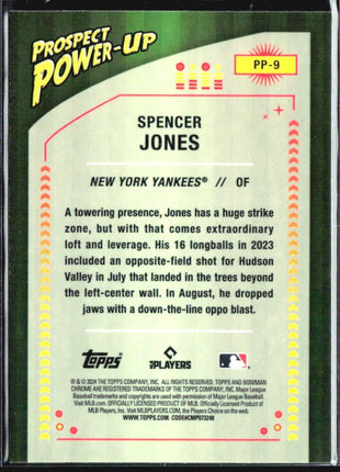 2024 Bowman - Prospect Power-Up Spencer Jones #PP-9 (RC)