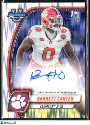 2024 Bowman University Chrome Barrett Carter 1st Stealth Auto
