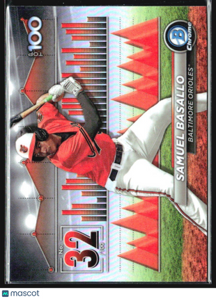 2024 Bowman - Bowman Scouts Top 100 Samuel Basallo #BTP-32 (RC)