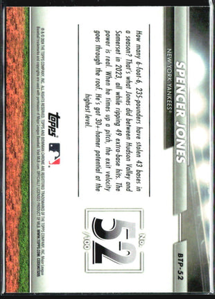 2024 Bowman - Bowman Scouts Top 100 Spencer Jones #BTP-52 (RC)