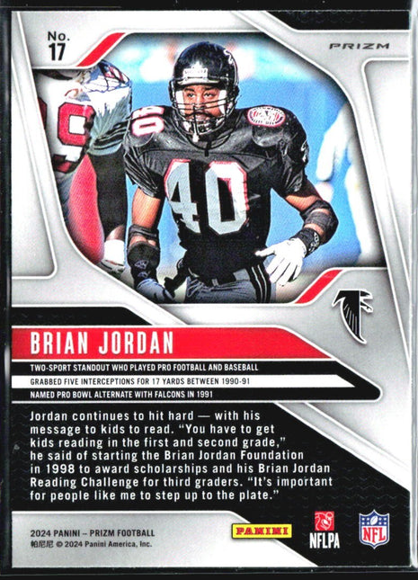 2024 Panini Prizm - Brian Jordan #17 Lazer Prizm
